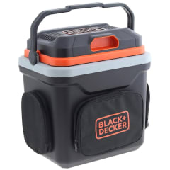 Cooler Eléctrico 12 V 24 l Negro/ Naranjo 11