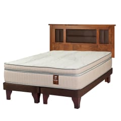 Cama Máximo Cobre 2 Plazas + Respaldo Lorraine Flex 0