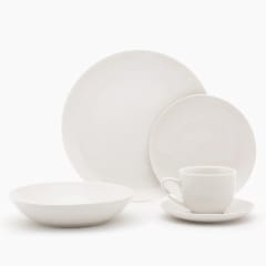 JGO MICA De Vajilla Basic Redondo Porcelana 2
