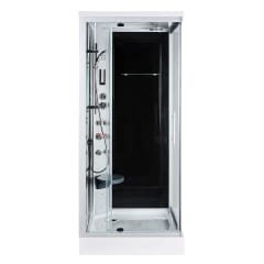 CABINA DUCHA DAQUA CUADRADA NEGRA MEDIDAS 90X90X213 CM 0