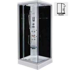 Cabina de ducha Daqua cuadrada, blanca medidas 90x90x223 cm 0