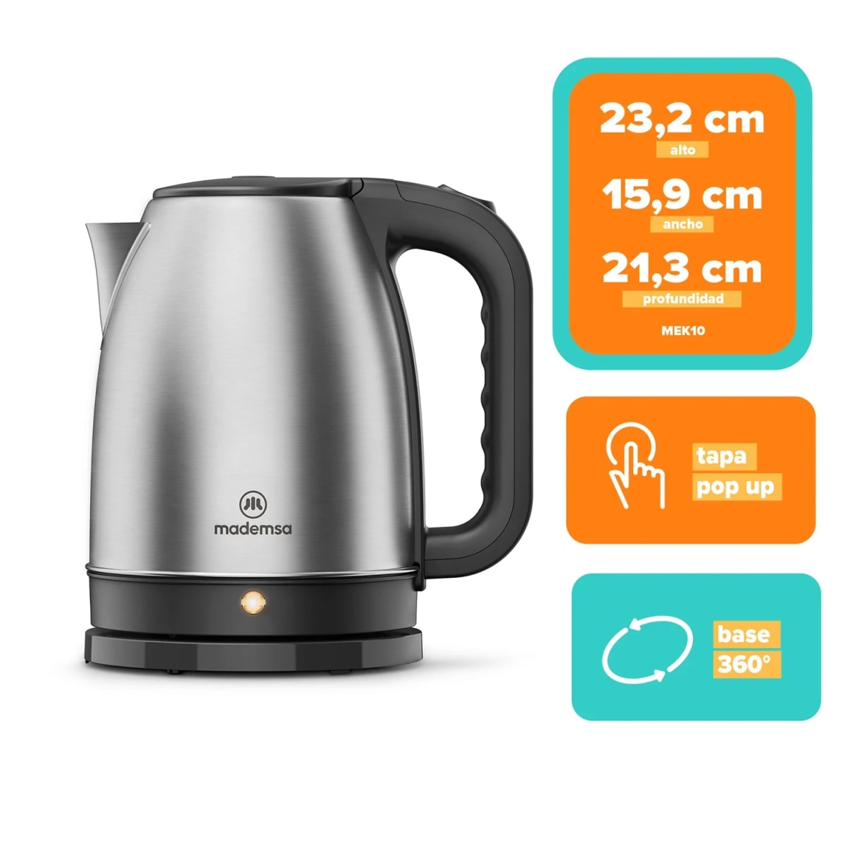 Hervidor Mademsa 1,8L MEK103