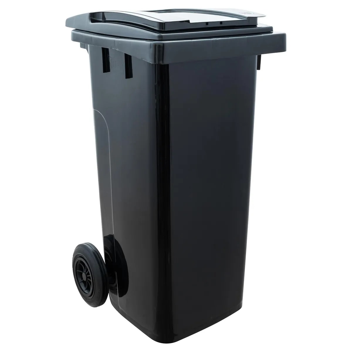 Contenedor Plástico  KLEINE con tapa y ruedas 120L2