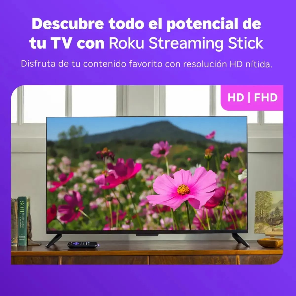 Roku Streaming Stick 2025 Dispositivo Streaming Hd Para Tv2