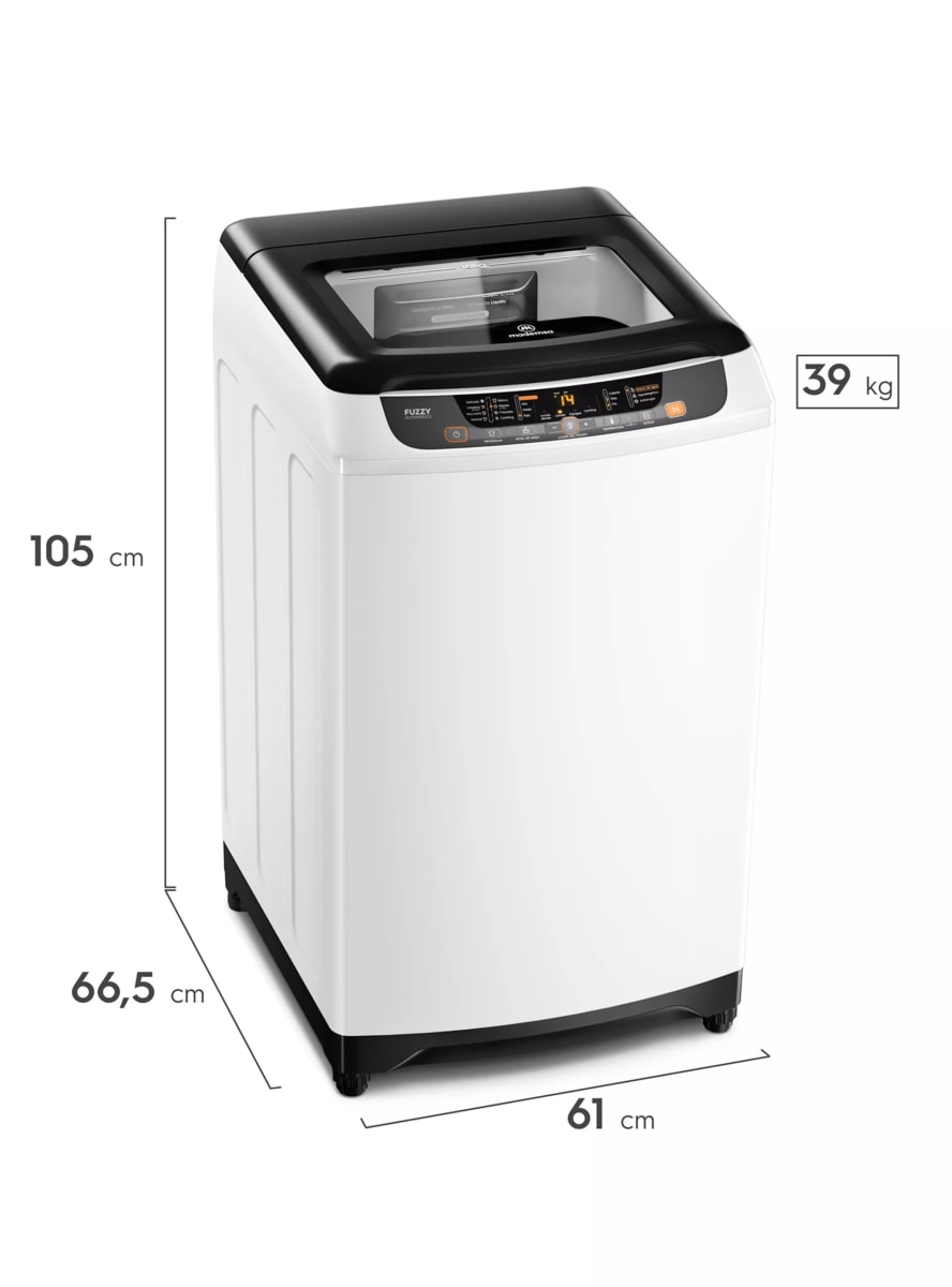 Lavadora Mademsa  Carga Superior 16 Kg 16 BZG Blanca, caja genérica2