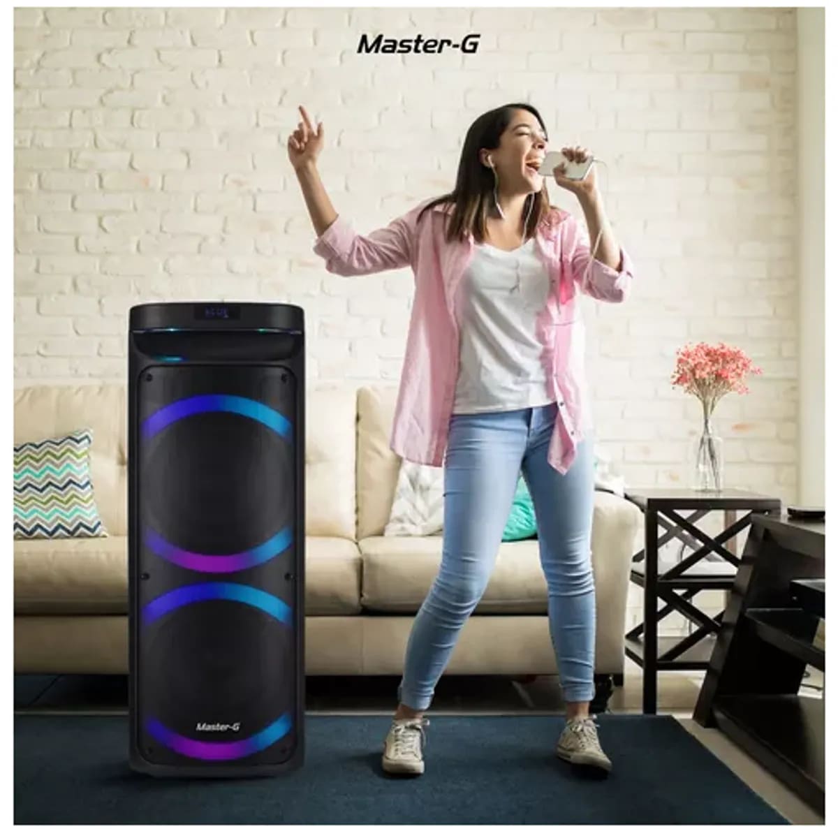 Parlante karaoke Master G  doble 8'' TWS MGPHANTOM4