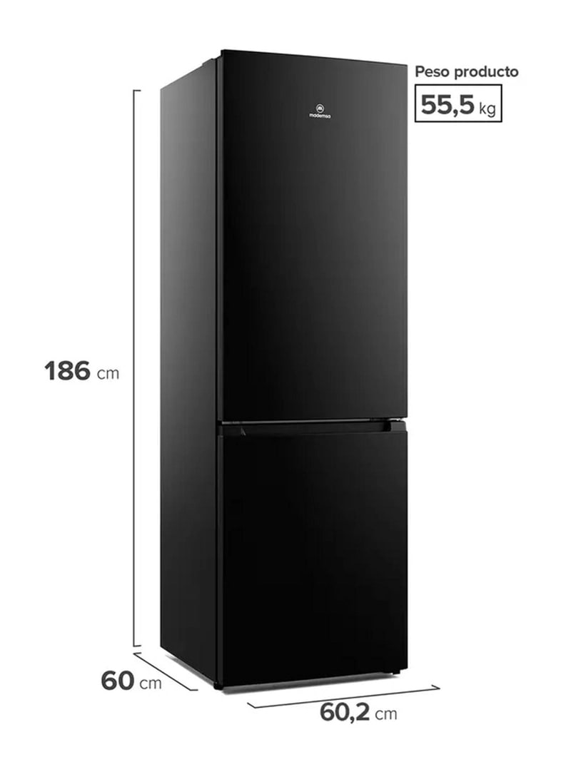 Refrigerador Mademsa Bottom Freezer No Frost 293 L3