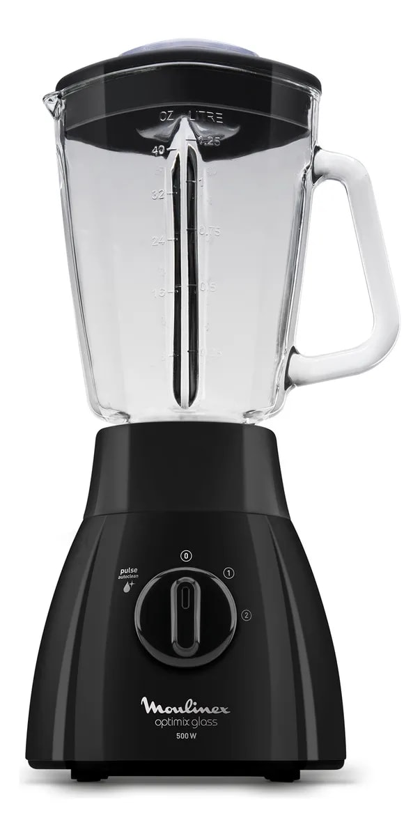 Licuadora optimix negra 2v 500w moulinex, caja dañada.3