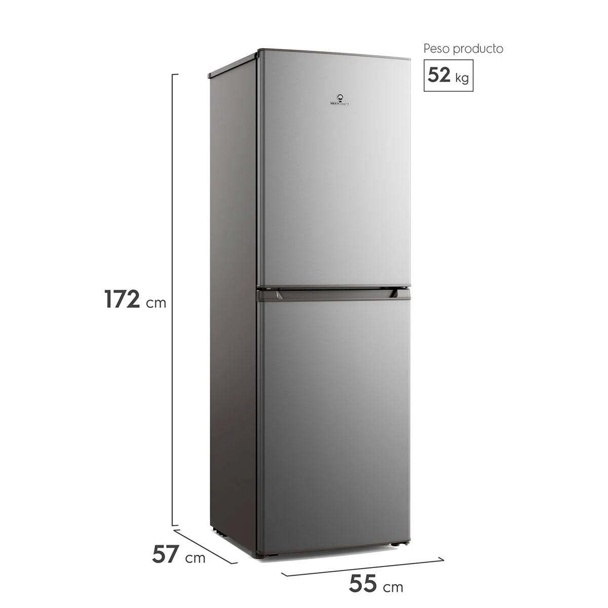 Refrigerador Botton Mademsa MED250,  248 L, caja dañada1