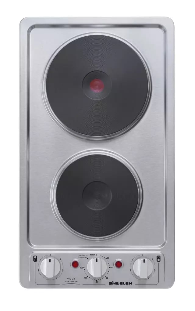 Encimera Eléctrica 2 Platos Sindelen Timer CEE-4251IN2