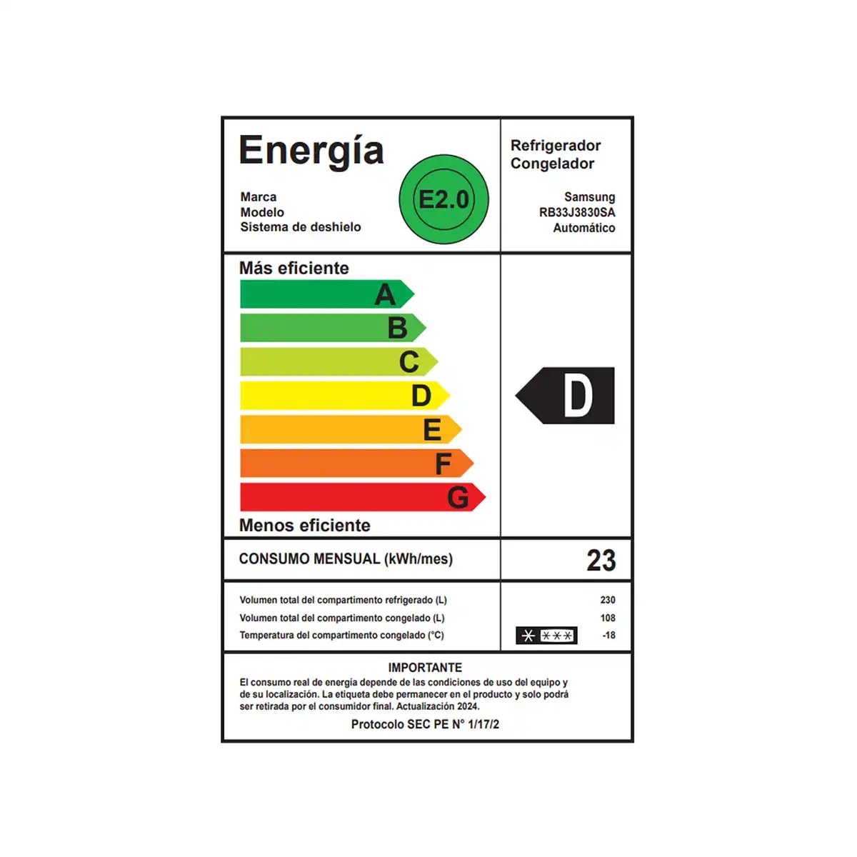 REFRIGERADOR BOTTOM SAMSUNG 321L RB33J38|, caja dañada4