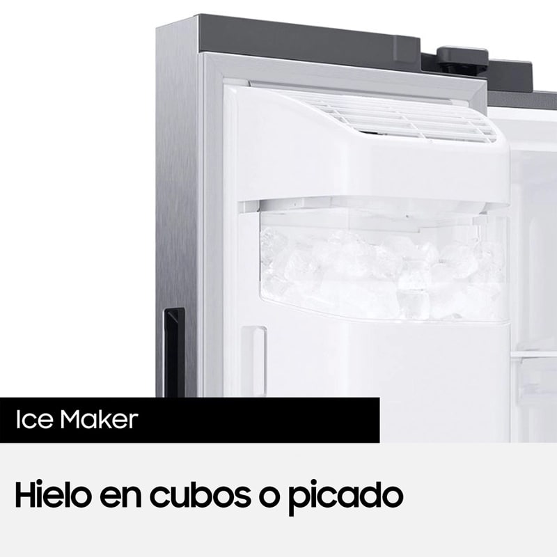 Refrigerador SBS Samsung RS60T5200S9-ZS, caja genérica.6
