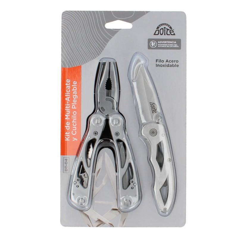 Kit De Multi Alicate Doite  y Cuchillo Plegable1