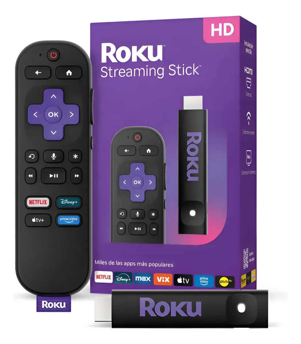 Roku Streaming Stick 2025 Dispositivo Streaming Hd Para Tv1
