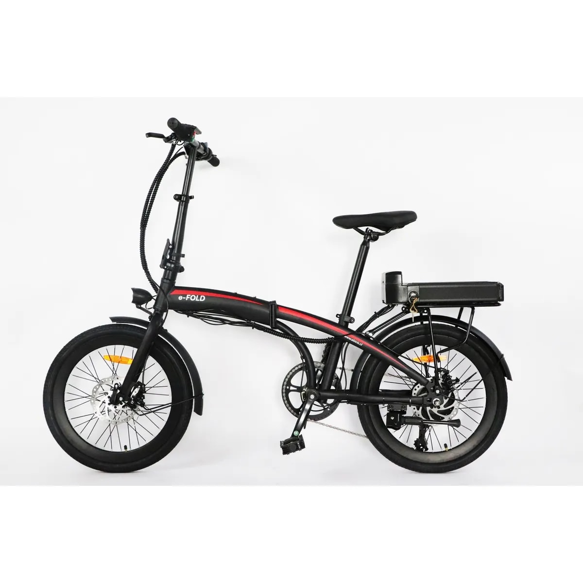 Bicicleta eléctrica plegable Ebicis EFOLD Black, Caja genérica3