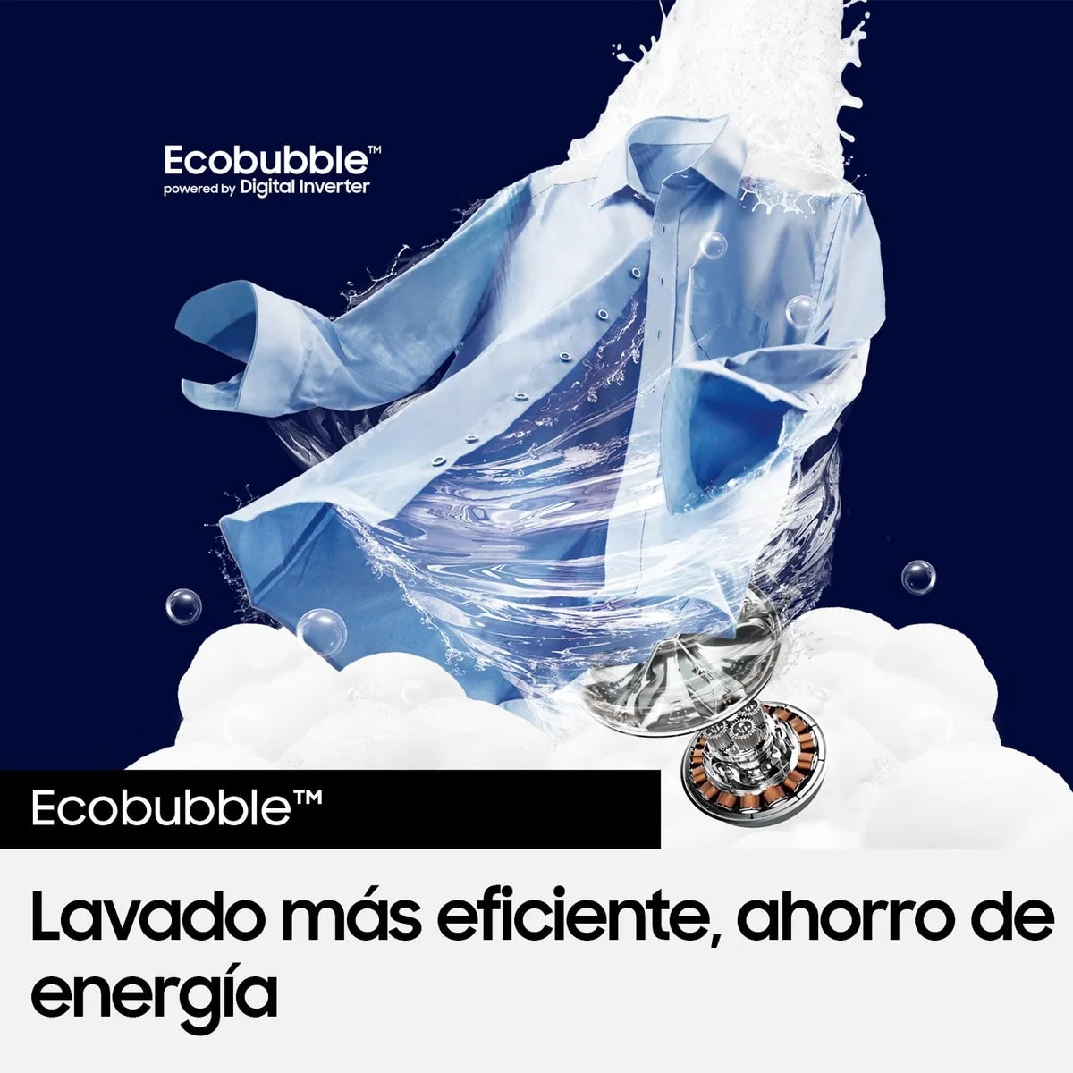 Lavadora Carga Superior 19 Kg Con Eco Bubble Gris WA19CG6441BDZS Samsung4
