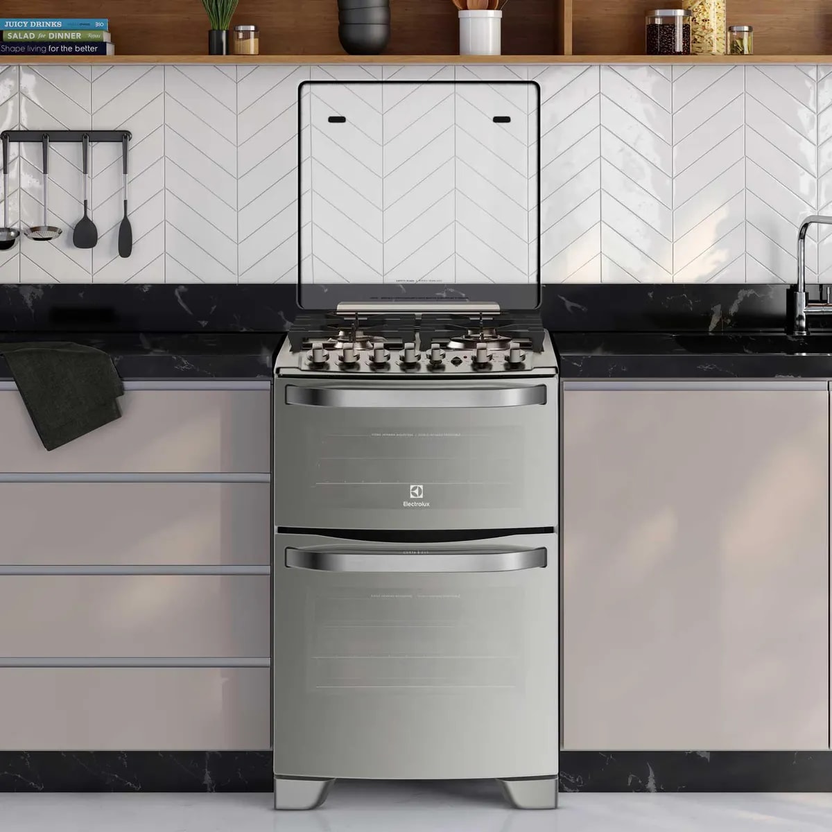 Cocina a Gas 4 Quemadores 56DXA Electrolux, con caja genérica1