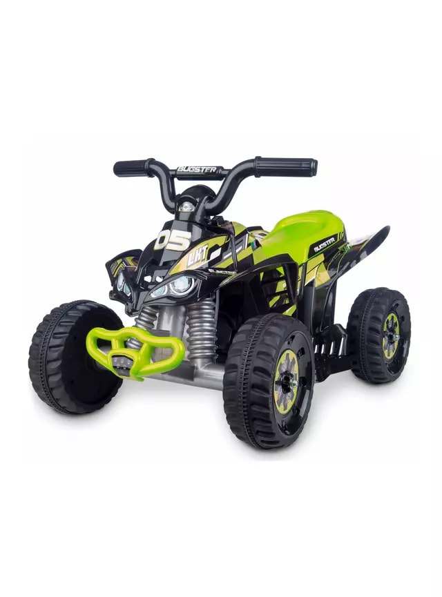 Cuatrimoto 6V + Batería Recargable + Cargador Verde2