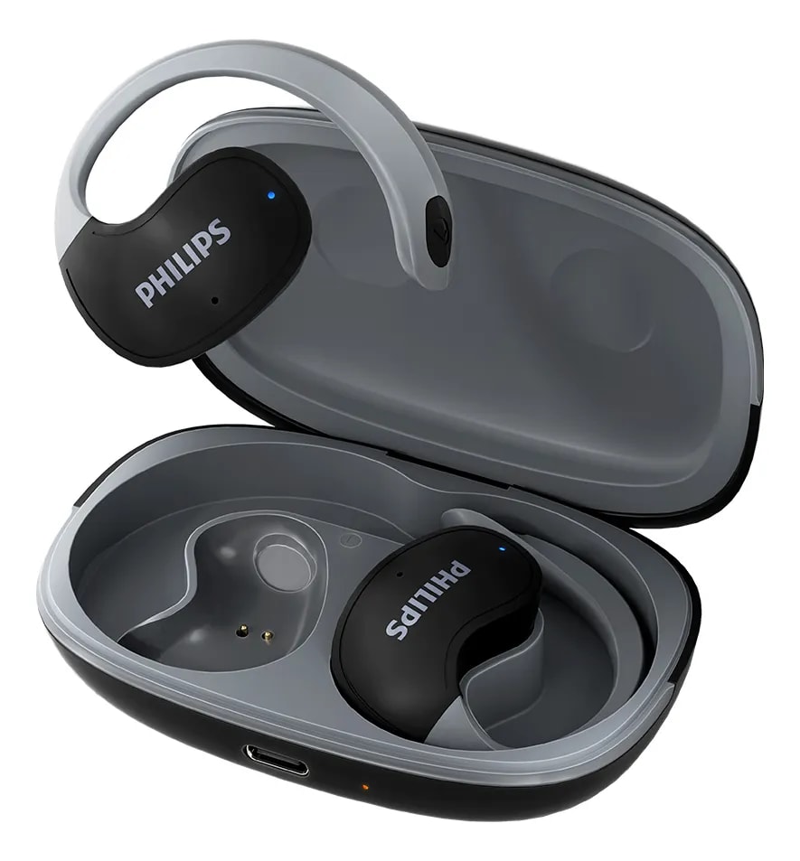 Auriculares inalámbricos Philips de oído abierto TAT2708  - Negro-Open Box2