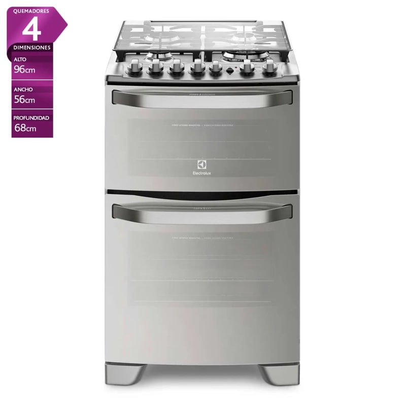 Cocina a gas Electrolux 56DXA 4 platos, Rayas leves costado derecho.2