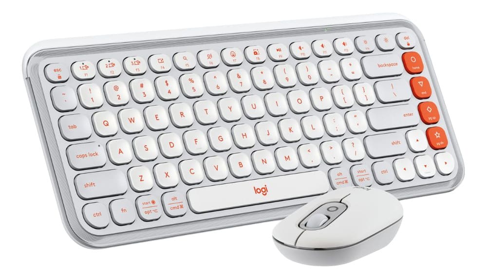 Teclado Y Mouse Logitech Pop Icon White 920013055 Blanco3
