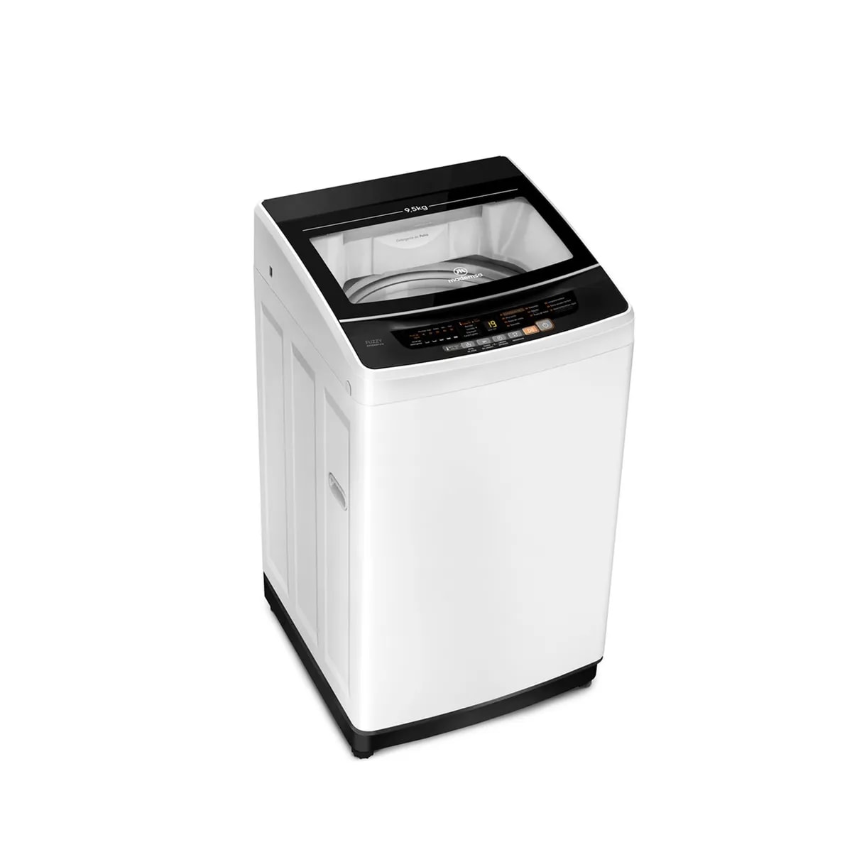 Lavadora Automática Carga Superior 9,5kg Blanca, Daño lateral, caja genérica4