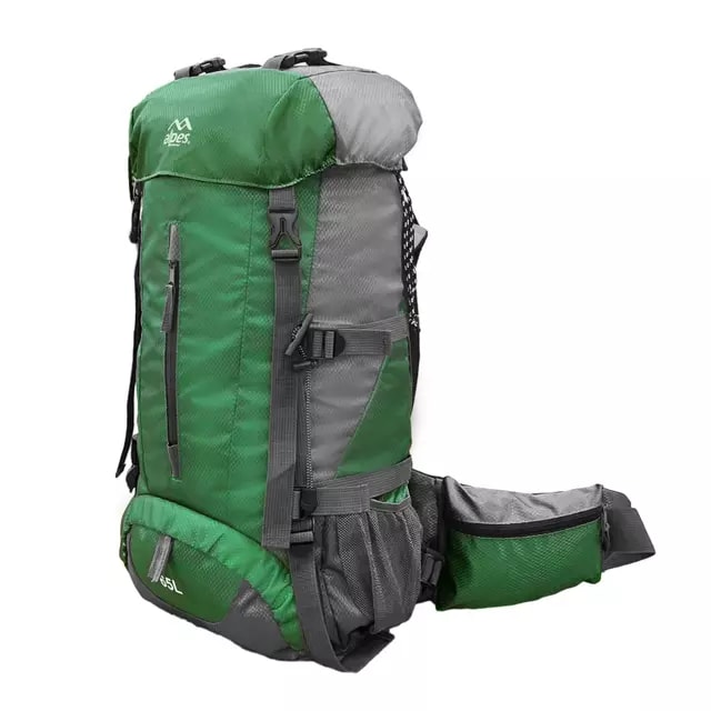 Mochila de Camping 65 Litros Alpes Antillanca Verde2