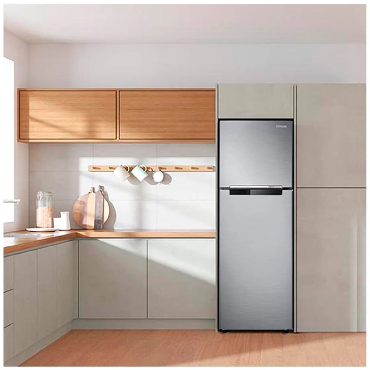 Refrigerador Samsung RT25FARADS8/ZS , caja dañada2