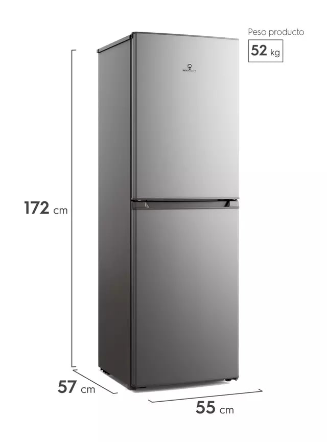 Bottom Freezer Mademsa MED250 248L frio directo  leves detalles en la puerta, caja con desgaste3