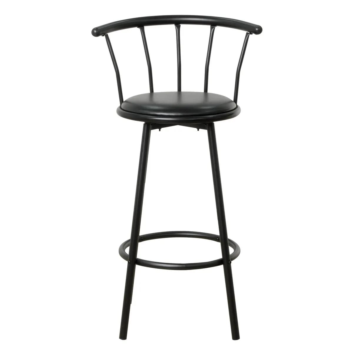 Silla bar Bar Negro Just Home Collection 99.5x55x51.53