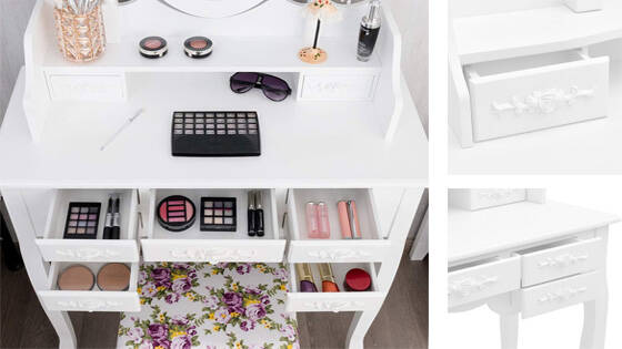 Tocador element desing con espejo triple2