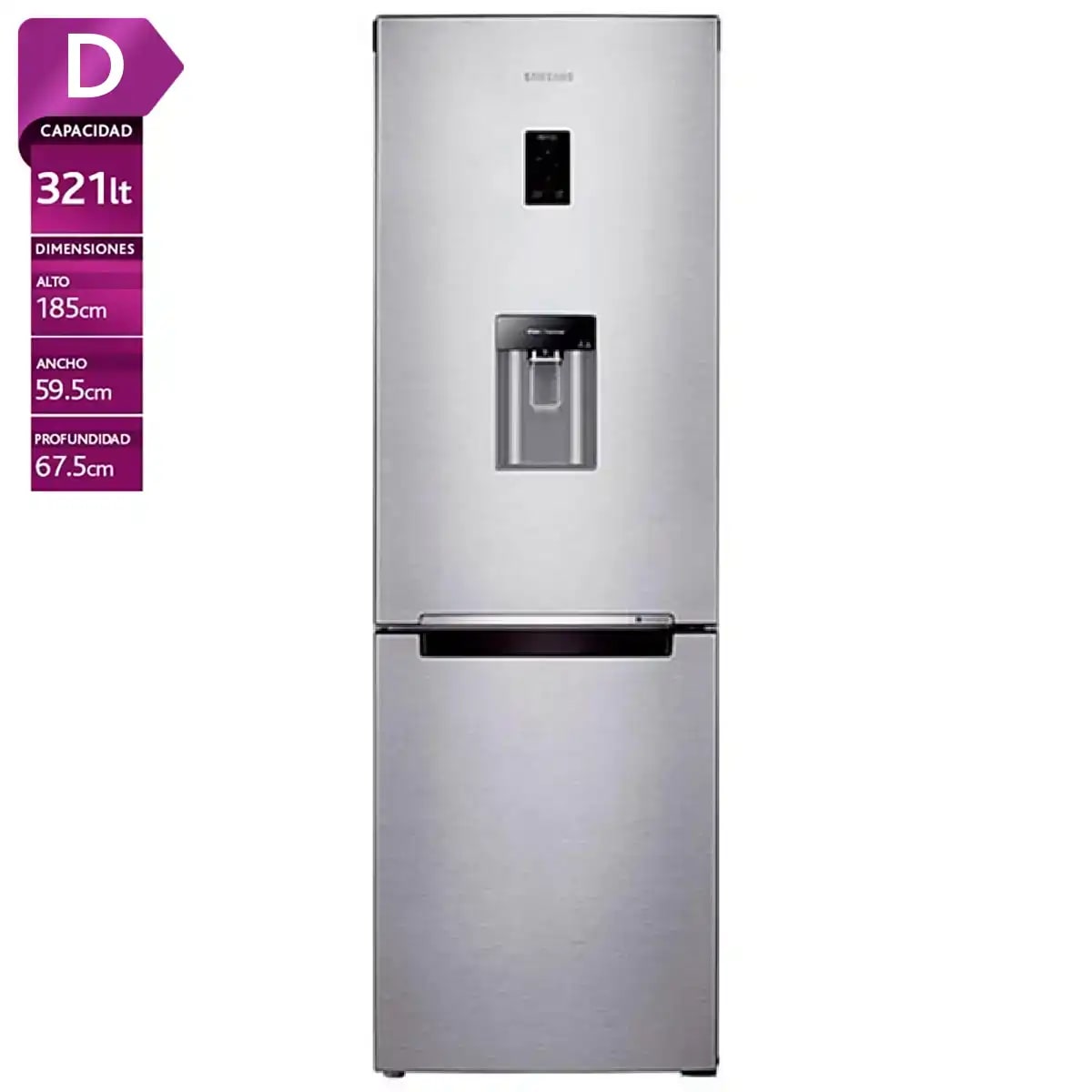 REFRIGERADOR BOTTOM SAMSUNG 321L RB33J38|, caja dañada1