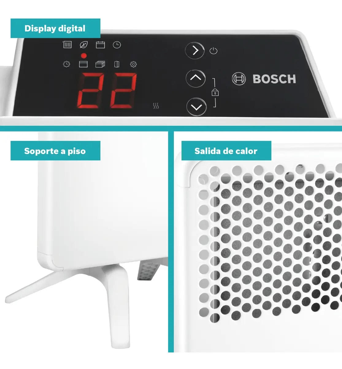 Convector Eléctrico Bosch  500 W4