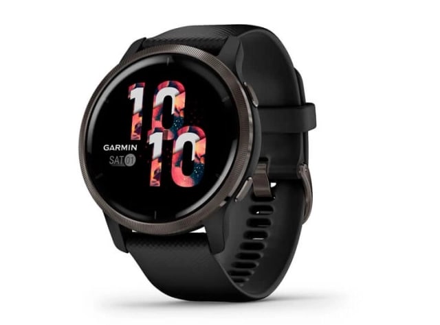Reloj Garmin Venu 2 Resistencia Al Agua Unisex Para Adultos Color Del Fondo Negro Color De La Correa1