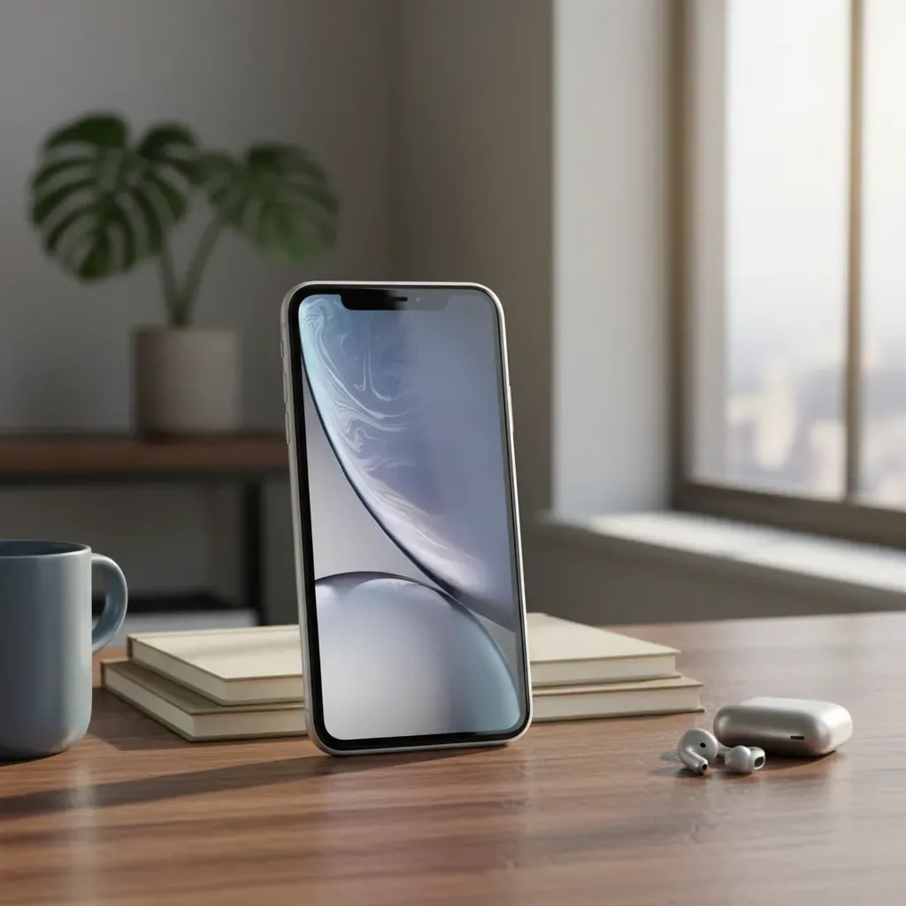 Celular Apple Iphone XR 128GB, 4G, Dual, Blanco-Reacondicionado3