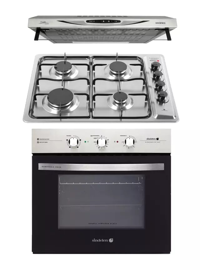 Kit Empotrable Sindelen  Horno + Encimera + Campana Kit-1381