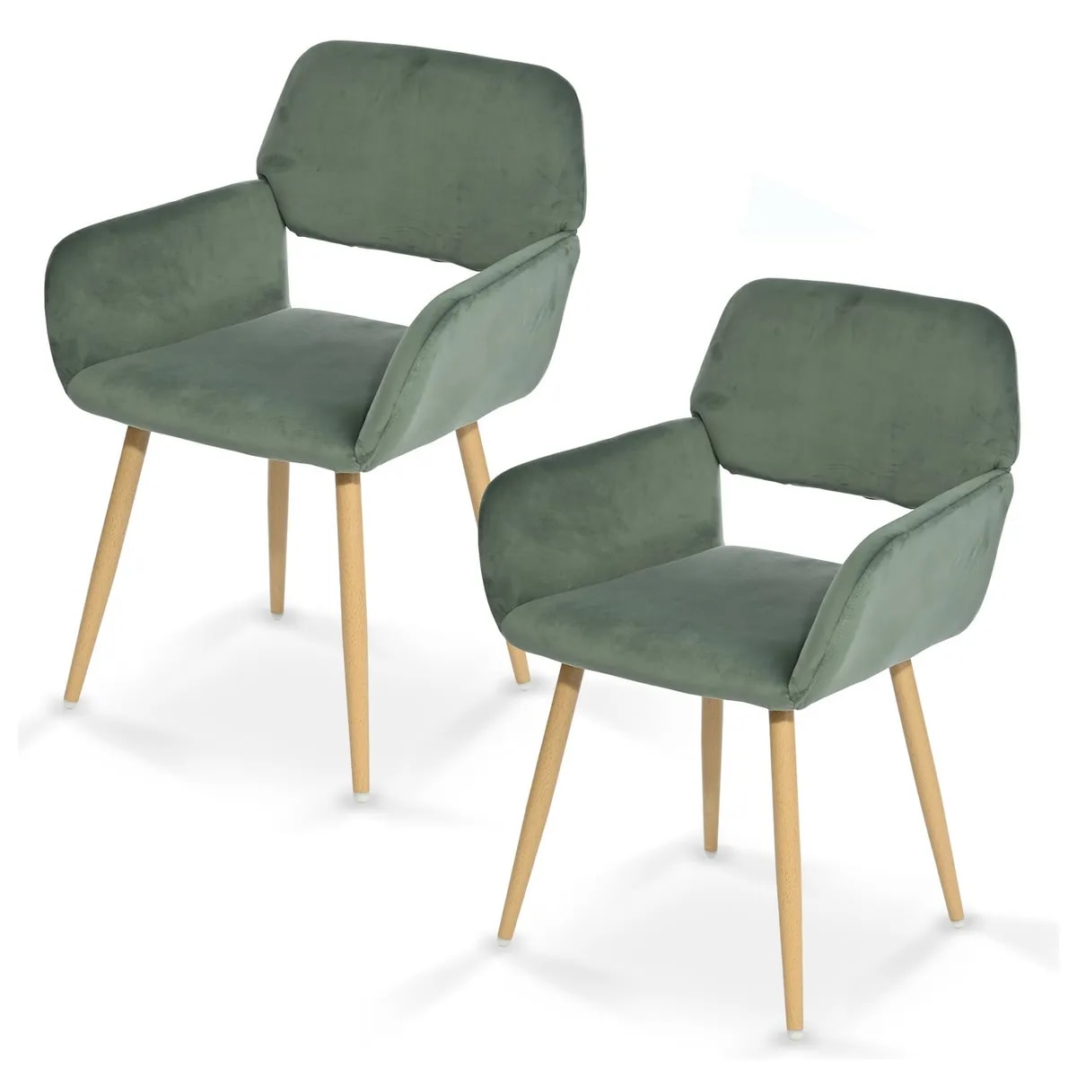 Pack 2 Sillas Comedor Sitial Cromwell Verde.2