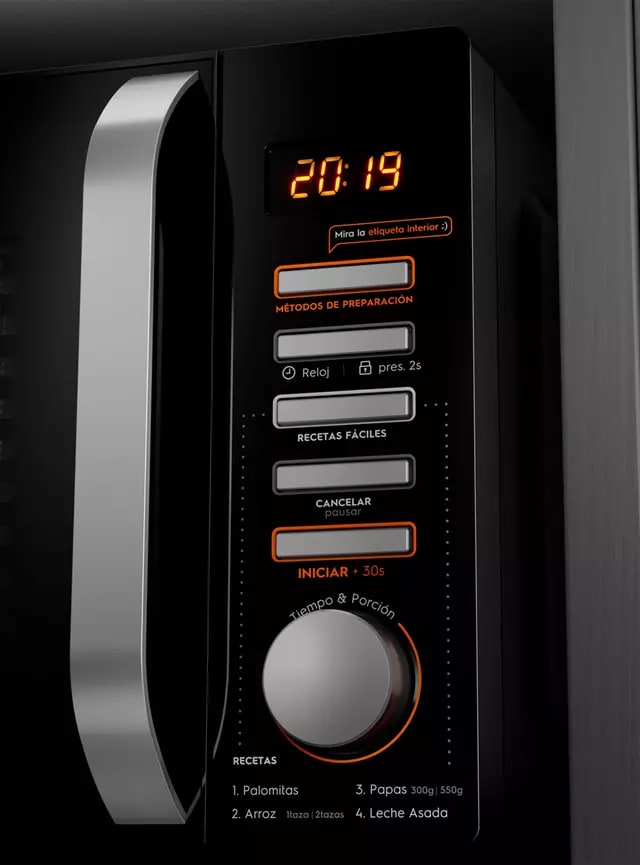 Microondas Digital Mademsa  20 Litros 1050W MM20FBH3