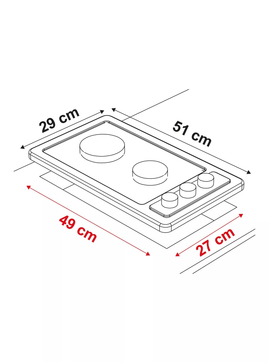 Encimera Eléctrica 2 Platos Sindelen Timer CEE-4251IN4
