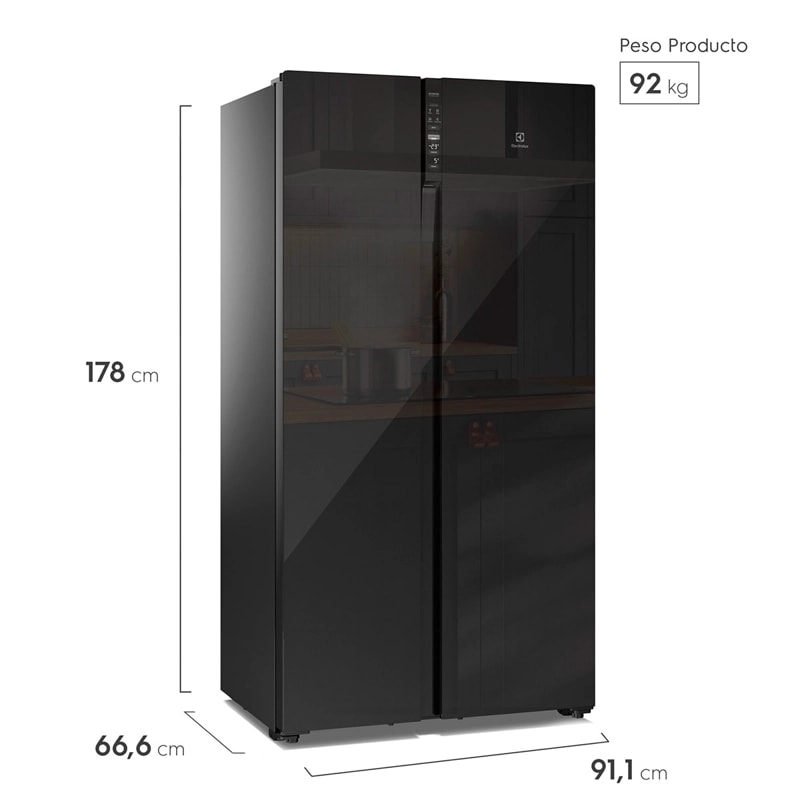 Refrigerador Side By Side  Electrolux  ES52