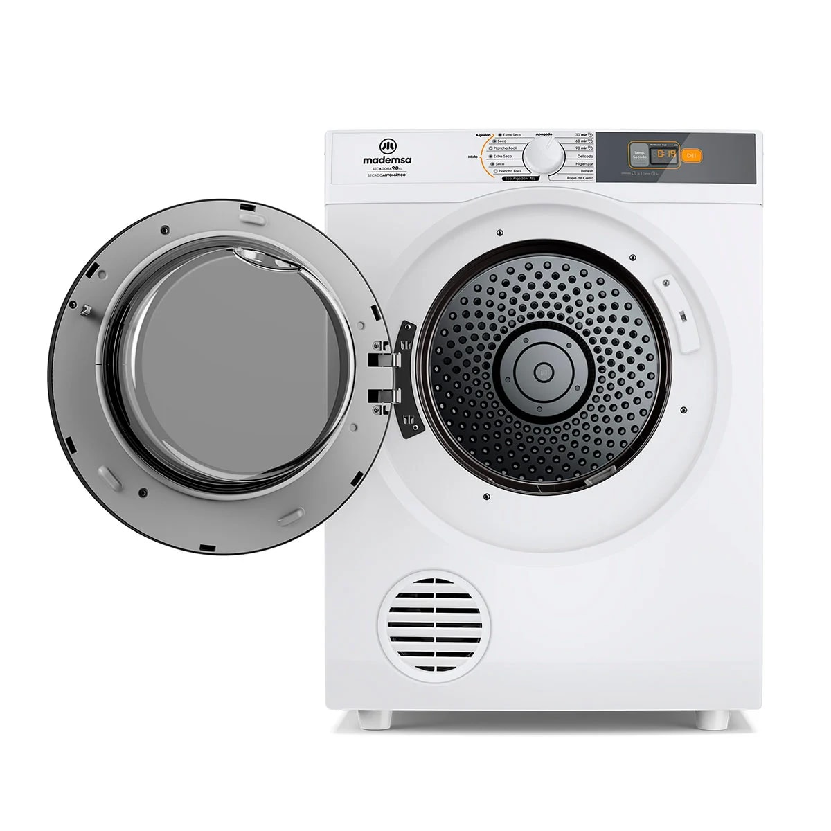 Secadora de ropa por ventilación Mademsa 9DBZG PRO 9KG Blanco3