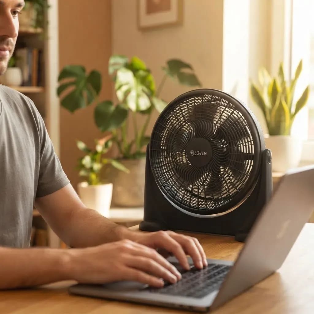 Ventilador pedestal  Loven SOKKELBLÆSER 80W2