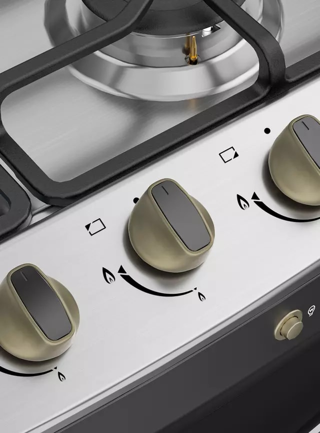 Cocina a Gas Midea 4 Quemadores MCG-4QPI24NSCG5