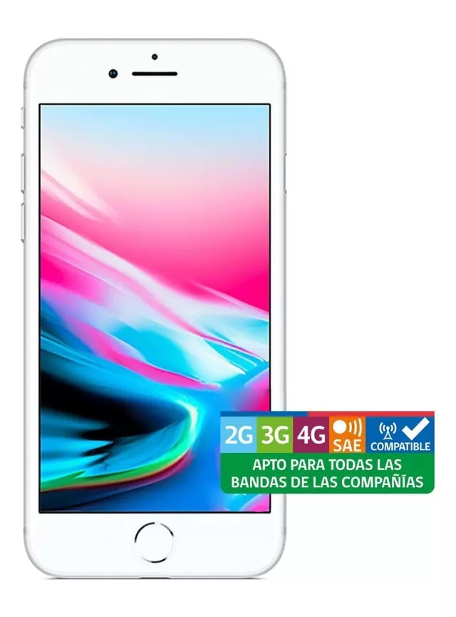 Celular Apple Iphone 8 Plus, 256GB, IMEI 356710087498352, Blanco-Reacondicionado1