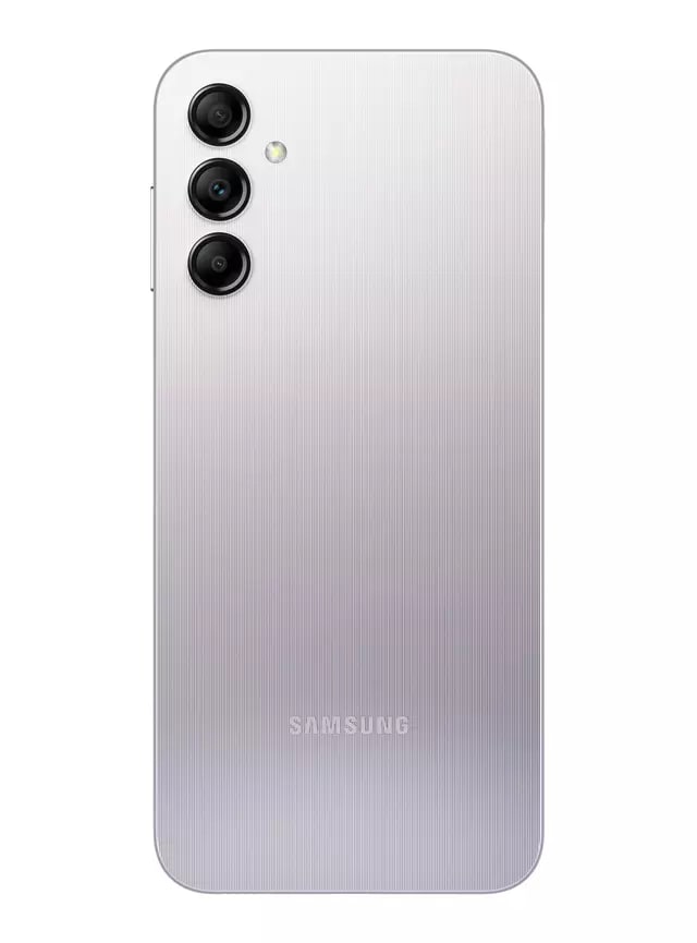 Celular Samsung Galaxy A14, 128GB, DUAL SIM, desgaste leves alrededor chasis, Awesome Silver-Reacondicionado3