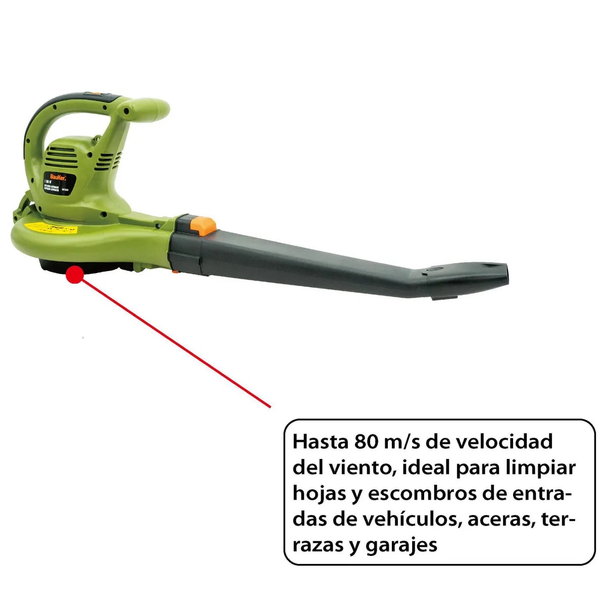 Soplador Aspirador  Bauker  1300 W 220 V6