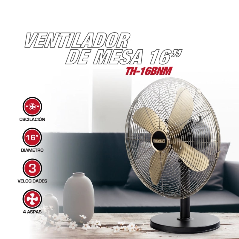 Ventilador sobremesa Thomas TH-16BNP2