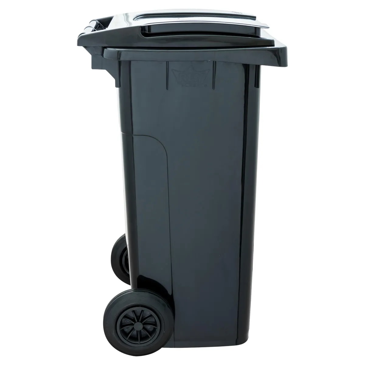 Contenedor Plástico  KLEINE con tapa y ruedas 120L3