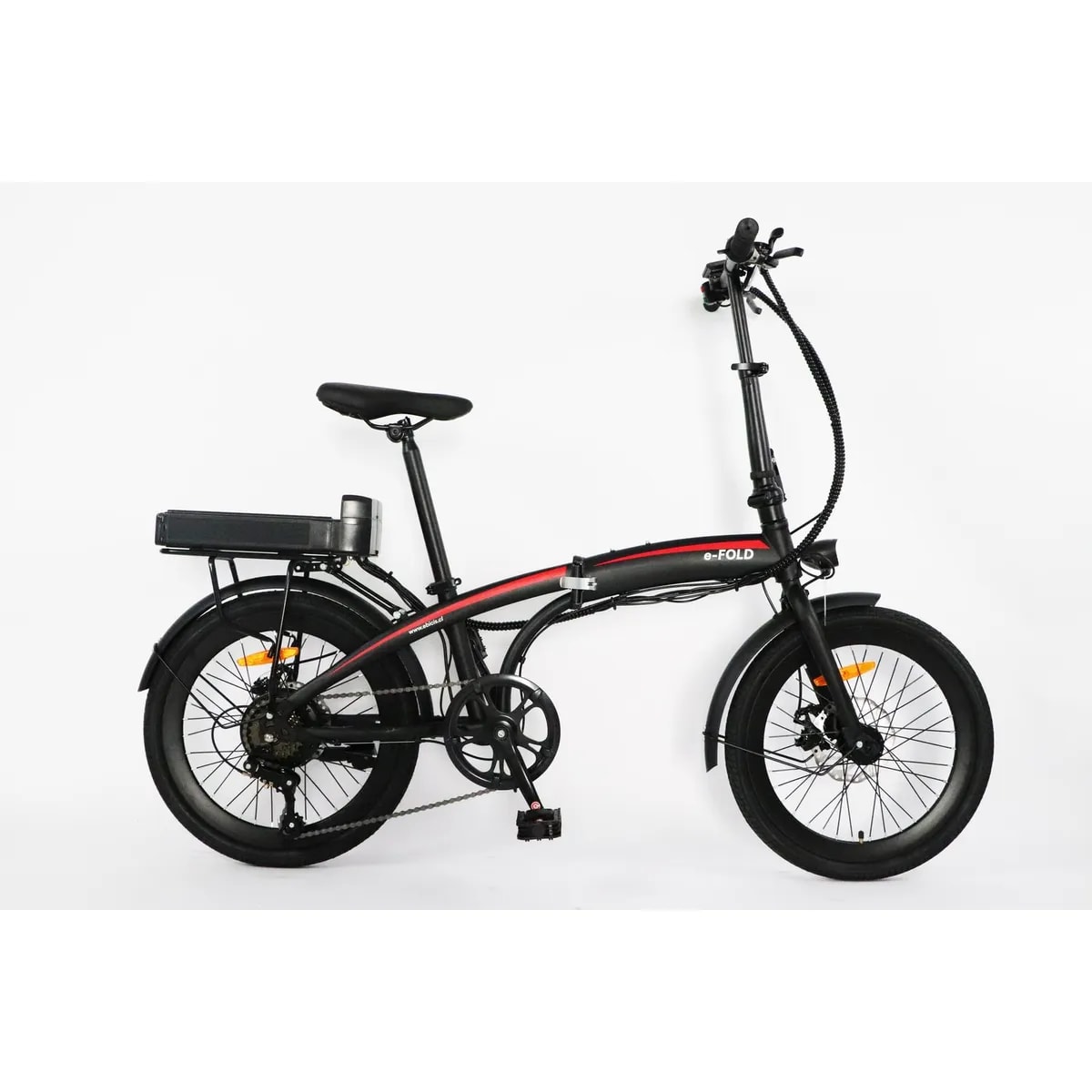 Bicicleta eléctrica plegable Ebicis EFOLD Black, Caja genérica1