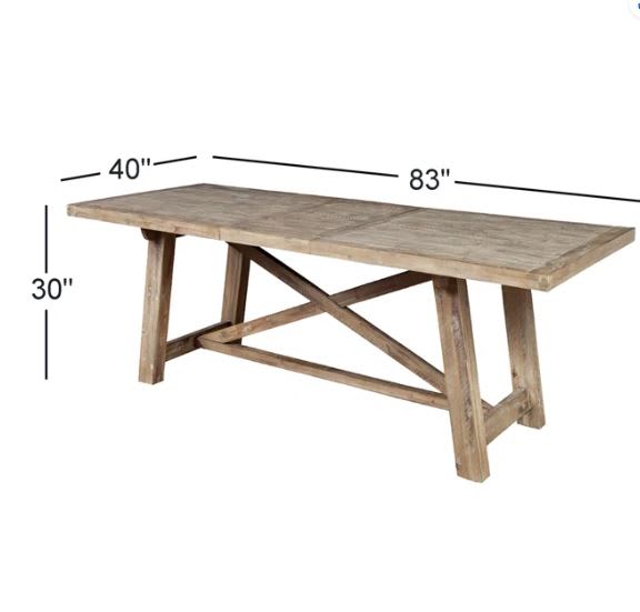 Mesa de comedor extensible Bianca4